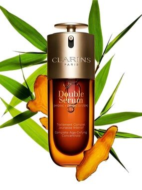 Clarins Double Serum - Anti Aging + Anti Wrinkle 1oz
